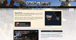 Desktop Screenshot of openclonk.org