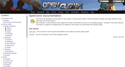 Desktop Screenshot of docs.openclonk.org