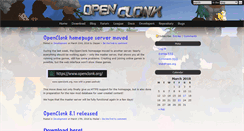 Desktop Screenshot of blog.openclonk.org
