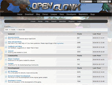 Tablet Screenshot of forum.openclonk.org